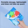 1 Piece 100x100 Blue Kids Baby Splash Water Pad, Large Thickened Inflatable Mat, Infant Fun Crawl Toy, Aquatic Play Mat 3