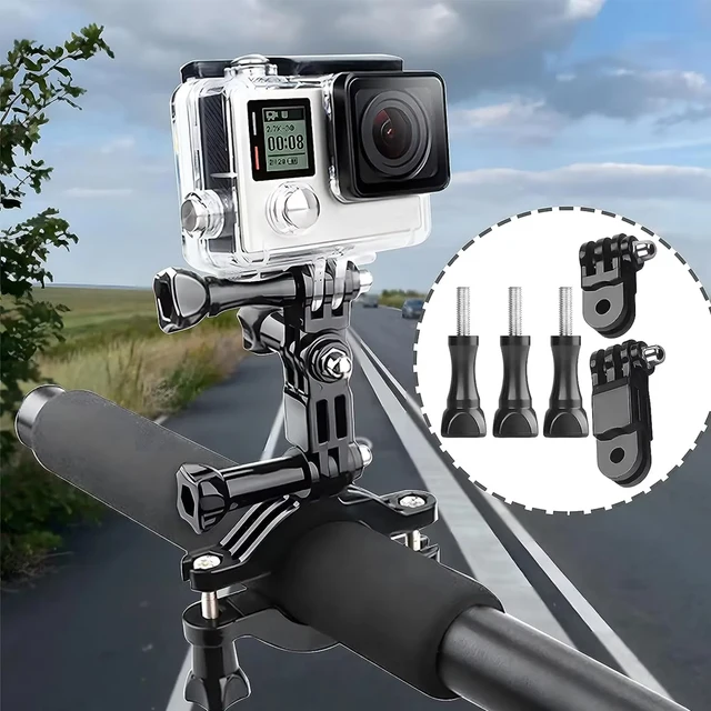 Support de réglage de bras pivotant d'extension de bras réglable à trois voies pour GoPro Hero 13 12 11 10 Insta360 X4 X3 DJI Action 4 3 6