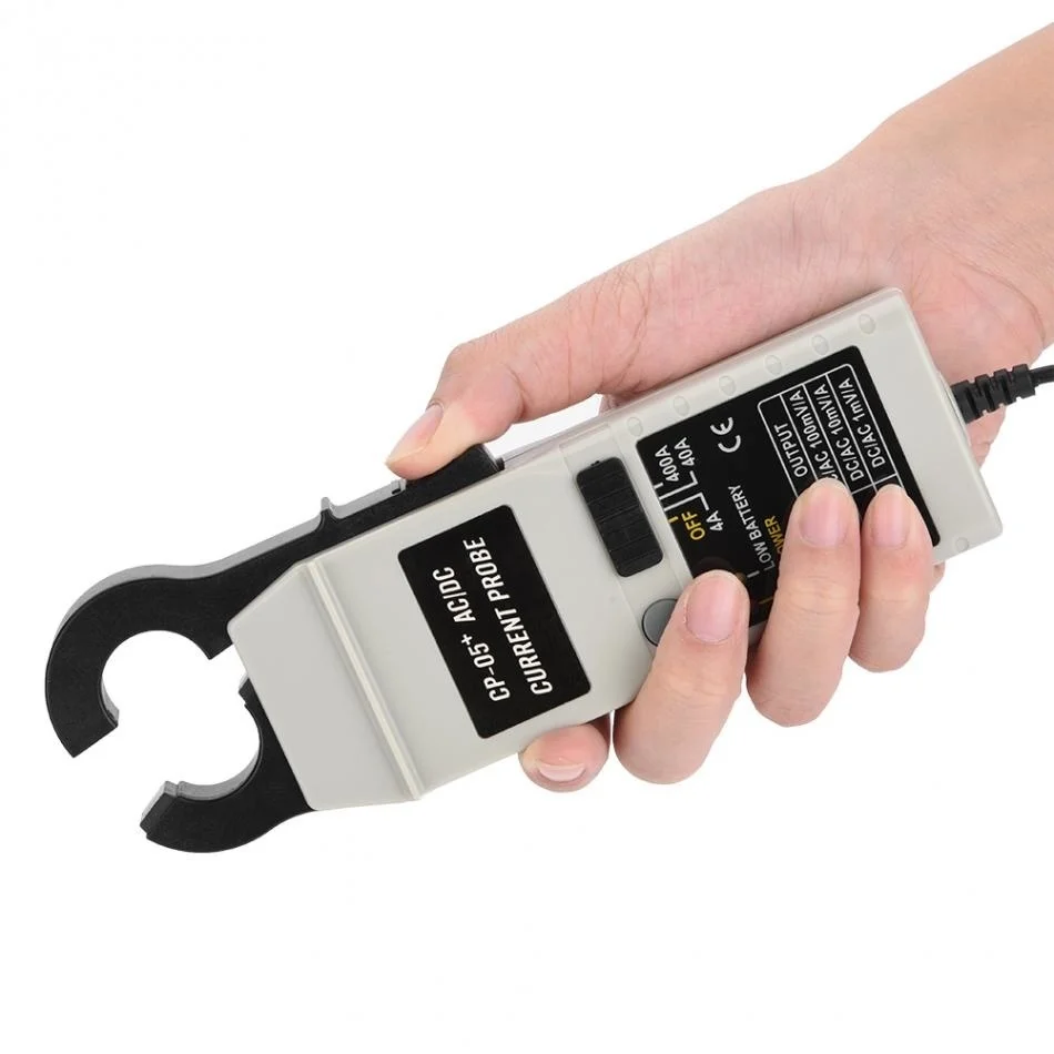 

OWON CP-05 Oscilloscope AC/DC Clamp Current Probe Tester 200KHz 400A Clamp Current Tester Oscilloscope Parts