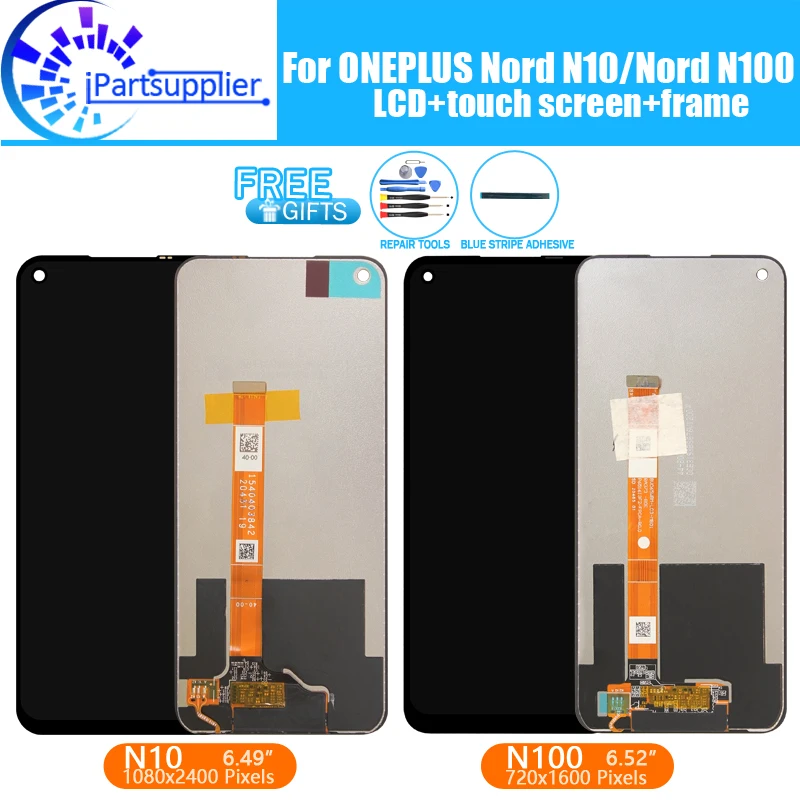 Cornice Per Digitalizzatore Display Lcd Oneplus Nord N10 Schermo Lcd Touch Originale Al 100% Per Sostituzione Oneplus Nord N100 Pollici
