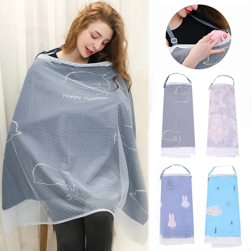 

Multifunctional Breastfeeding Cover Cotton Nursing Apron Outdoor Lactation Privacy Cover Baby Stroller Cover Mother Nursing Clot