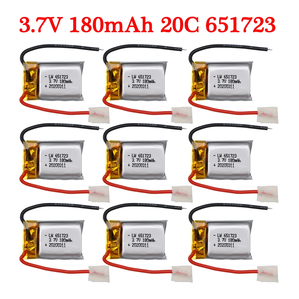 Lot de 1 à 20 Batteries pour Hélicoptère RC - Pièces de Rechange