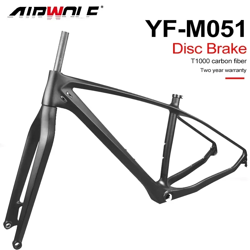 

Airwolf T1000 Mountain Carbon Fibre Bicycle 197*12mm BSA Bicycle Disc Brake Carbon Fibre Frame 26er Bike Frame 2 Year Warranty