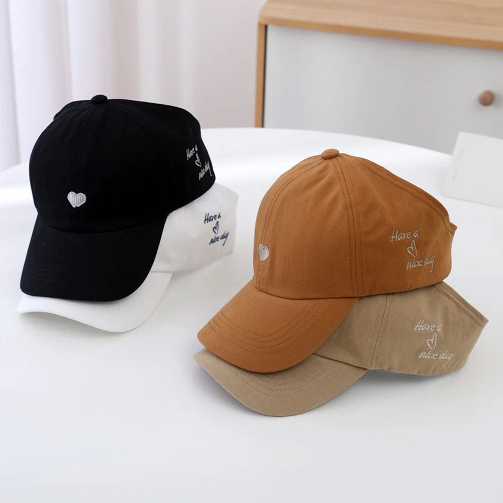 Baseball Cap Children Summer Cap Tie High Ponytail Children Sun Visor Hats Baseball Empty Tail Embroidery Casual Simple