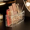 New 1PC Acrylic Makeup Brush Holder Desk Cosmetic Organiser Clear Lipstick Brush Storage Lipstick Brush Storage Holder 4