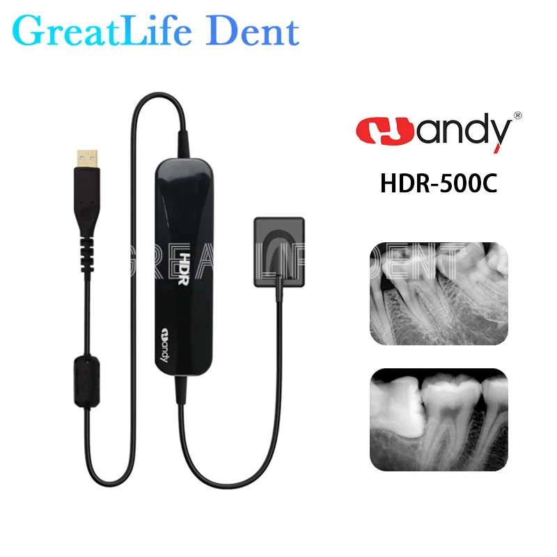 

GreatLife Dent High Quality Intraoral Imaging System Digital HDR-500C HDR600C X-ray Dental RVG Sensor 10 Mutil Languagges