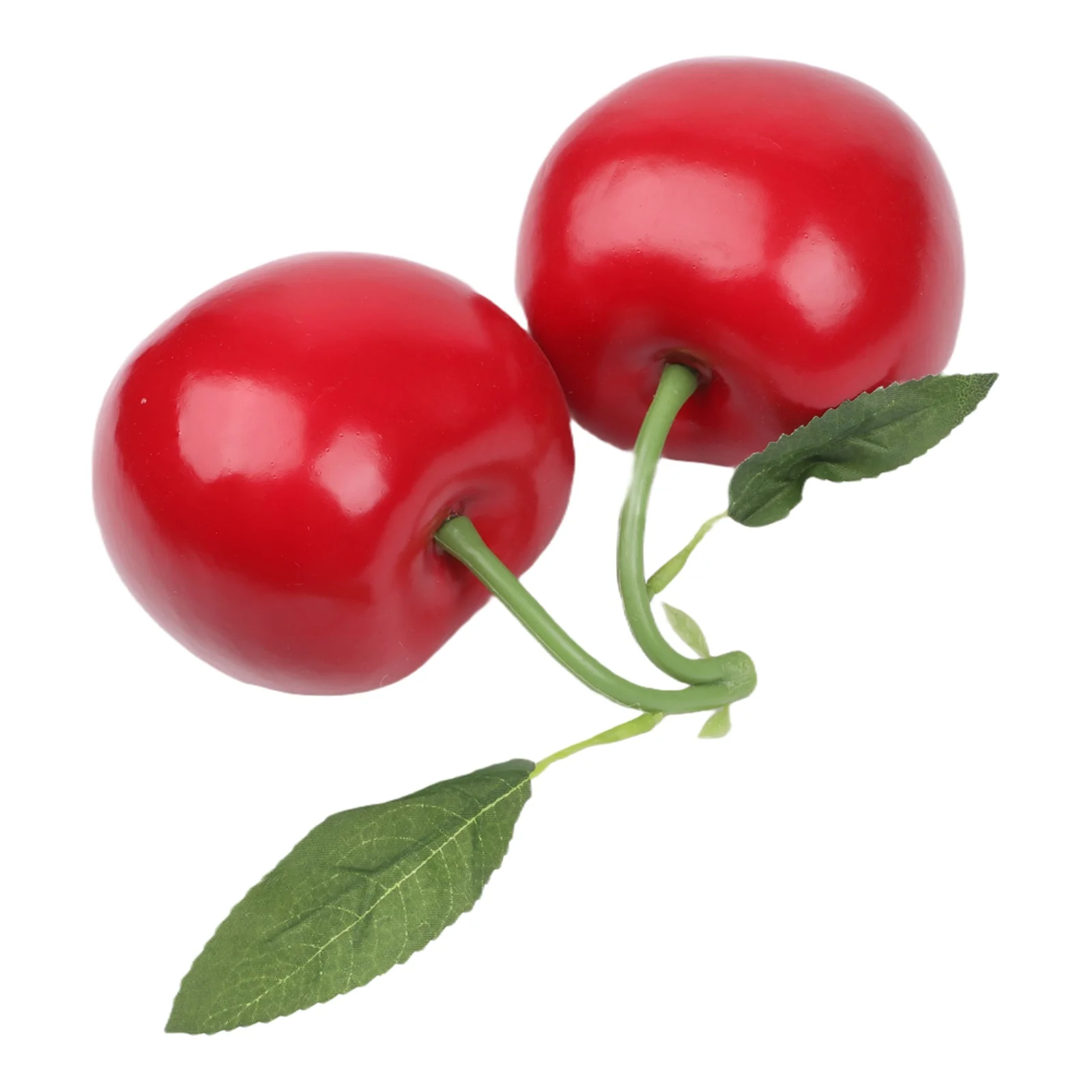 Large Red Artificial Cherry Decor for Photography and Display