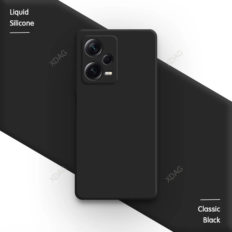 Enhanced Silicone Soft Back Cover - Square Design