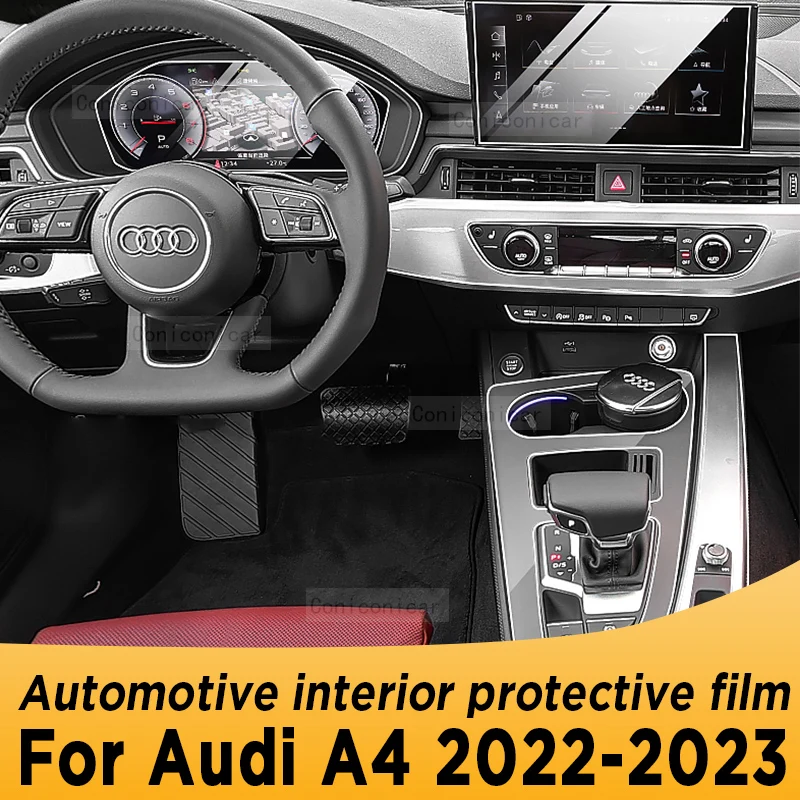 For Audi A4 2022-2023 Gearbox Panel Navigation Screen Automotive Interior  TPU Protective Film Cover Anti-Scratch Accessories - AliExpress