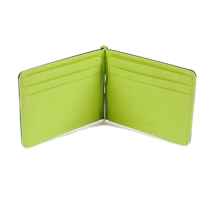 Men Money Clips Metal Solid Wallets Credit Dollar Purses ID Credit Card Purse Cash Holder With A Metal Clamp