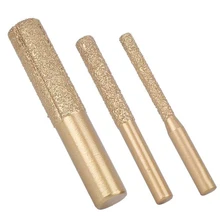 

3pcs Brazed Diamond Router Bits Kit Straight Shank Engraving Machine Carving Tool For Seaming Machine Trimming Machine