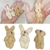 Mini Plush Animal Tiny Joint Bunny/Bear 1.8 Inch Small Soft Stuffed Toy for Easter Birthday Cake Wedding Decorations 1