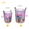 Custom Gabbys Dollhouse Laundry Basket Foldable Large Clothes Storage Bin Pandy Paws Gabby Mermaid Cat Baby Hamper 6