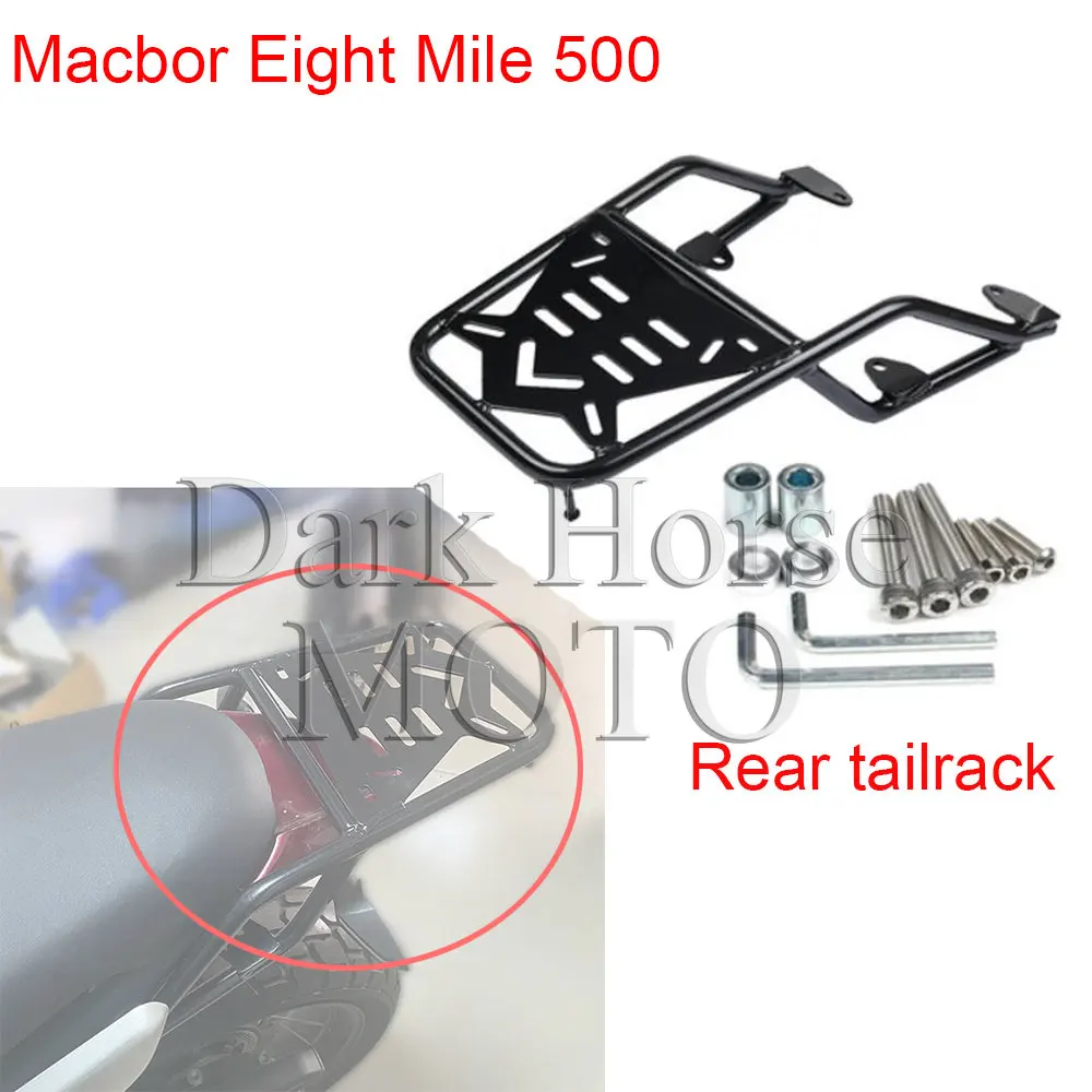 

Motorcycle Rear Shelf Modification Tailstock Thickened Tailbox Rack Fittings FOR Macbor Eight Mile 500