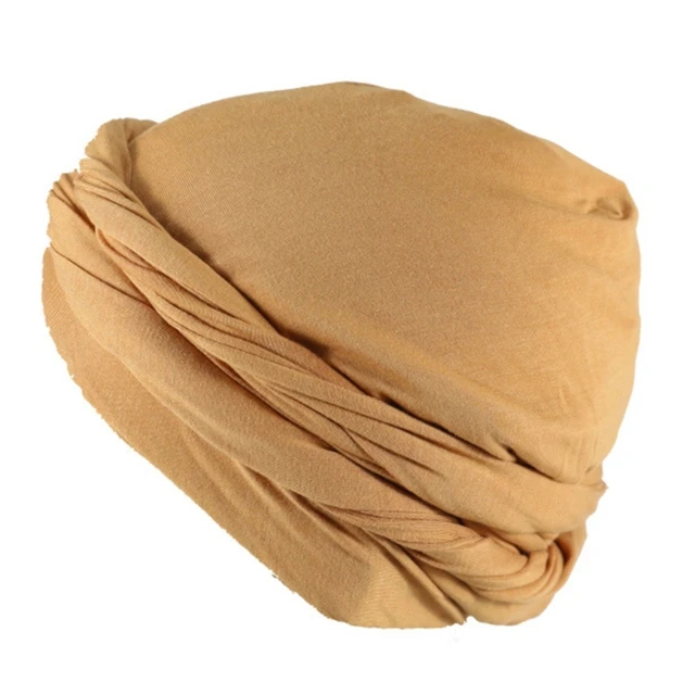 Turbante para hombre, pañuelo para la cabeza con forro de satén, Hijab  musulmán, pañuelo para la cabeza - AliExpress