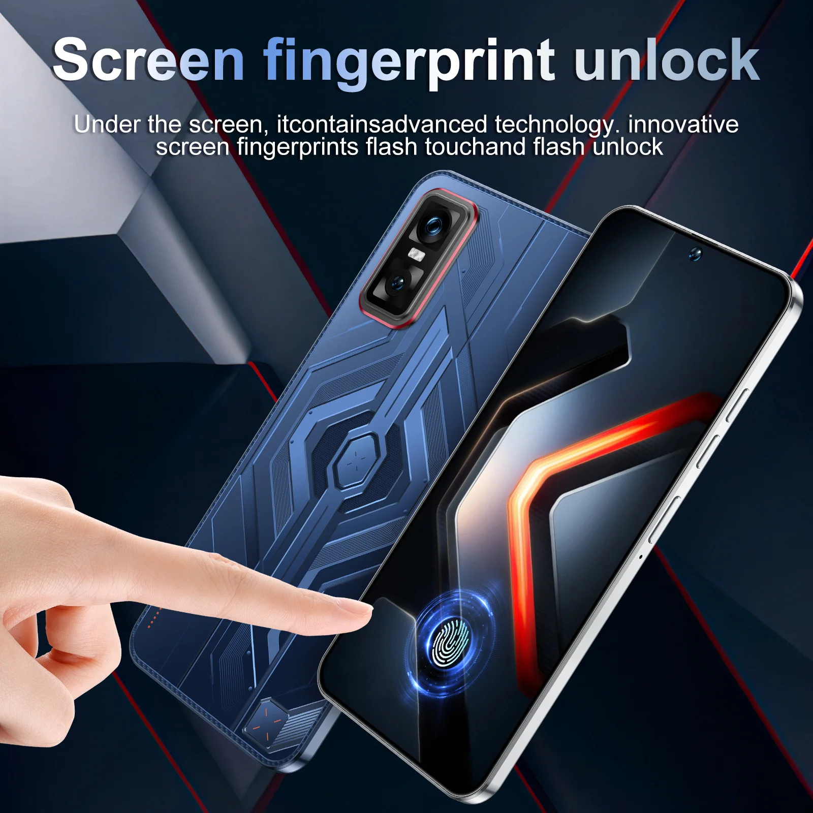 HOT 2025 New GT30 Pro 7.3HD Global Edition Original Smart Dual Card 7800mAh Battery Facial Recognition Function