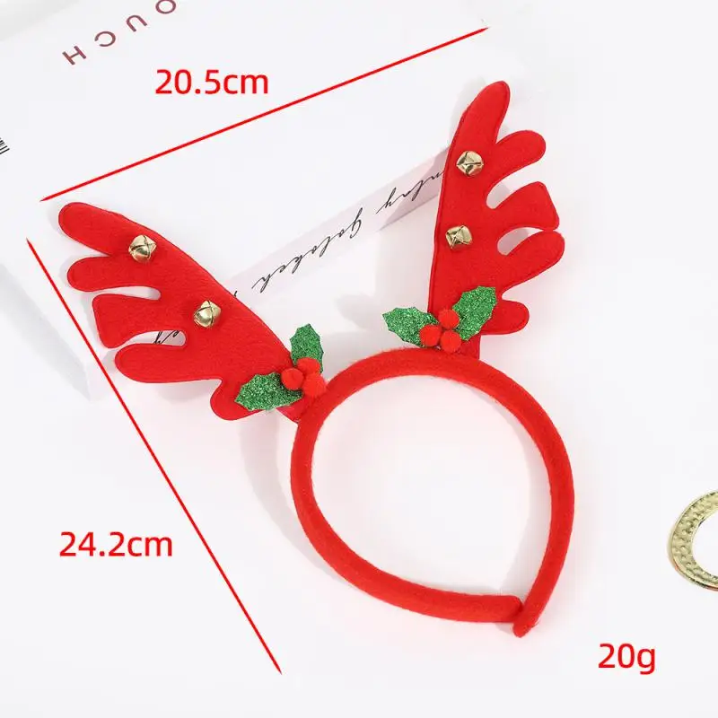 Christmas Headband Antler Xmas Tree Elk Snowman Hair Clip Xmas Dress Up Props Noel Navidad Natal Merry Christmas Headbands