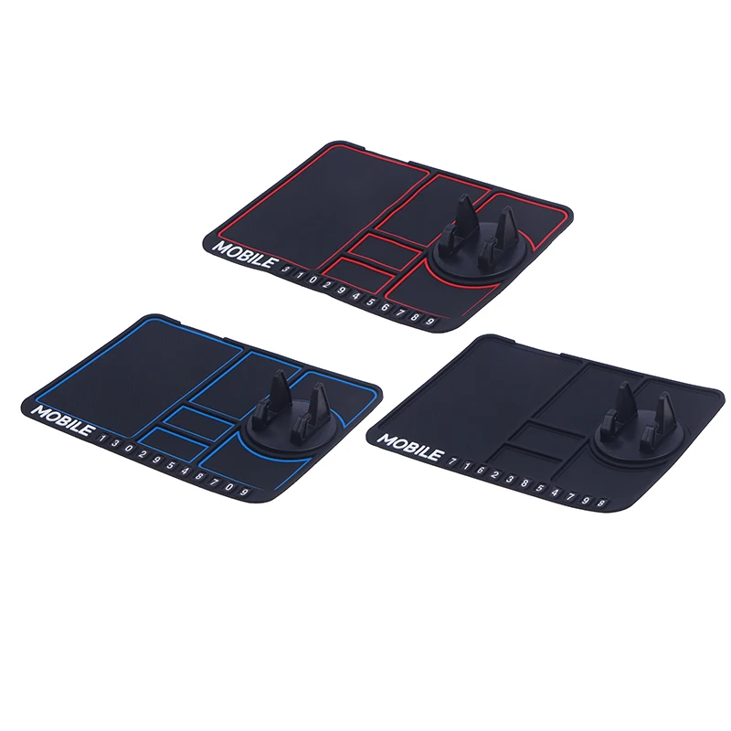 360 Degree Rotating Navigation Bracket Car Dashboard Storage Pad Multifunctional Anti-Slip Mat Phone Holder