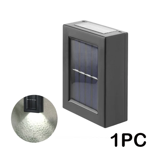 Solar 8 LED Outdoor Light Waterproof Garden Decor Lamps for Balcony Courtyard Street Wall Light Garden Outdoor Solar Lamp