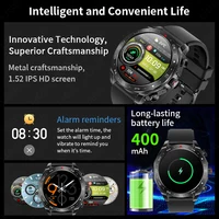 LIGE With Earbuds Bluetooth Headset Smartwatch Women Speaker Tracker Music Sport Watch Men Waterproof Smart Watch AMOLED Screen - Image 2
