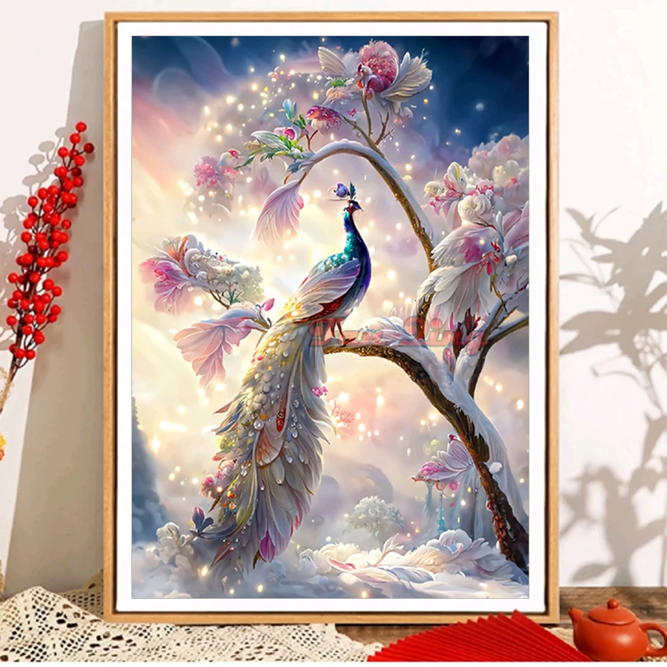 DIY 5D Diamond Painting New Peacock Snow Scenery Rhinestone Pictures Cross  Stitch Embroidery Room Home Decor Handicrafts V555 - AliExpress