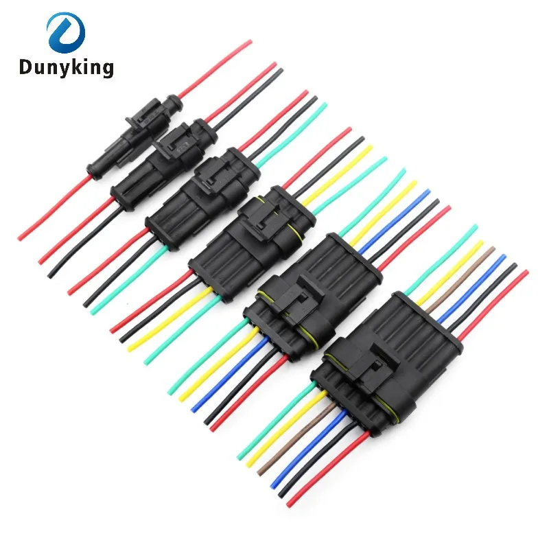 Description Picture 3 of item1/2/3/4/5/6 Pin Way Car Waterproof Electrical Auto Connector Male Female Connector Plug Wire 18 AWG harness for Car Motorcycle