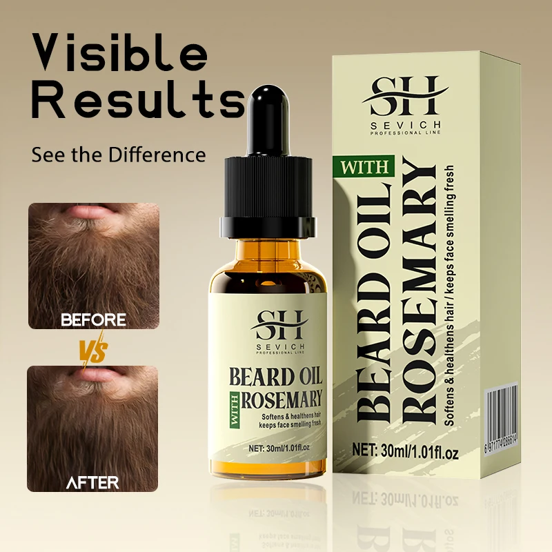 Metal Folding Beard Comb Beard Growth Essential Oilrosemary Facial Hair Growth Liquid Man Modifier Styling Toolproduct