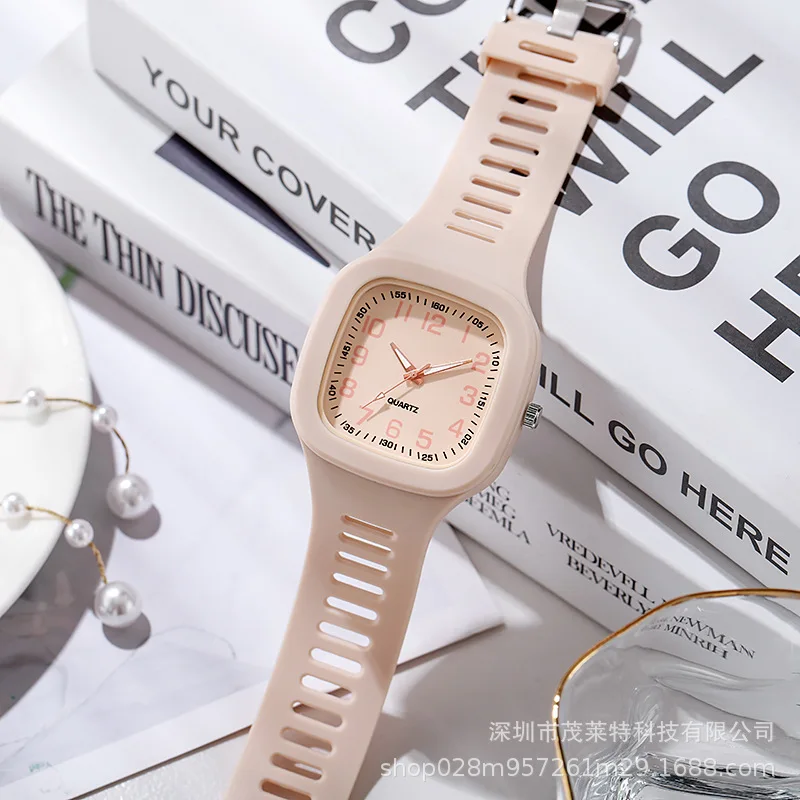 Fashion Women Watches Squartz Dial Watch Women Luxury Ladies Quartz Wristwatches Silicone Female Clock 6