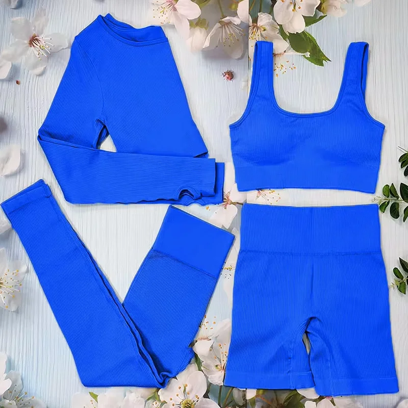 Yoga Set Sports Set Gym Workout Set Sportswear Set Fitness Set Women's Tracksuit Yoga Set