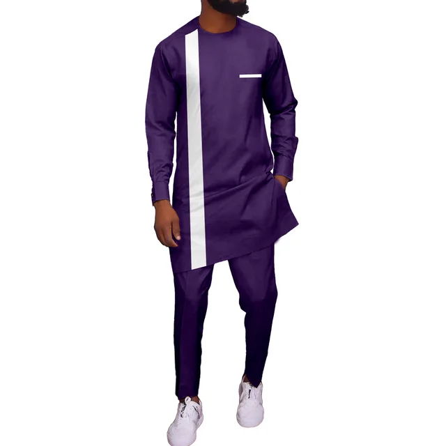 Segun Long Sleeve Dashiki Outfit - Image 3
