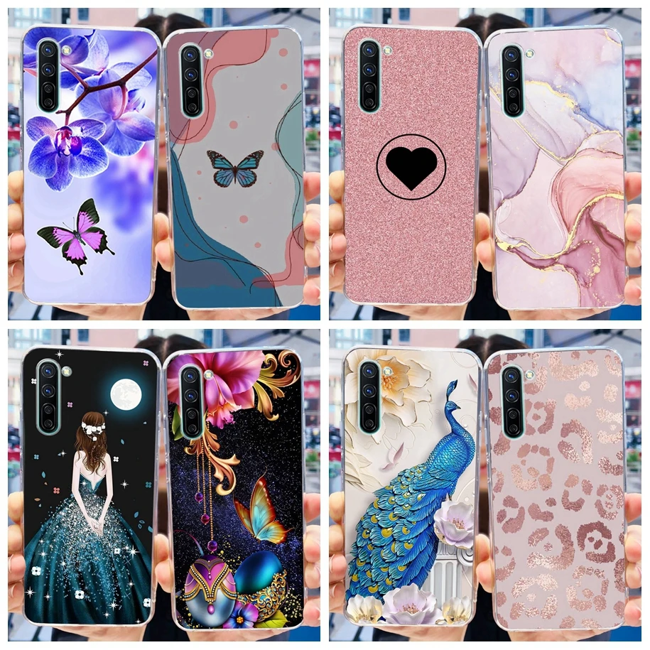 Per Oppo Find X2 Pro Case Cph2025 Popolare Butterfly Peacock Funda Soft Cover Per Oppo Find X2 Lite Custodie Per Telefoni Findx2 Neo Bumper