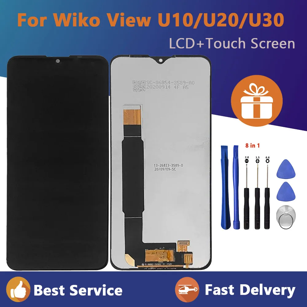 6.82 ''Per Wiko Power U10 U20 U30 Lcd Display Originale Touch Panel Digitizer Per Wiko U10 Lcd U20 Schermo Lcd U30 Display