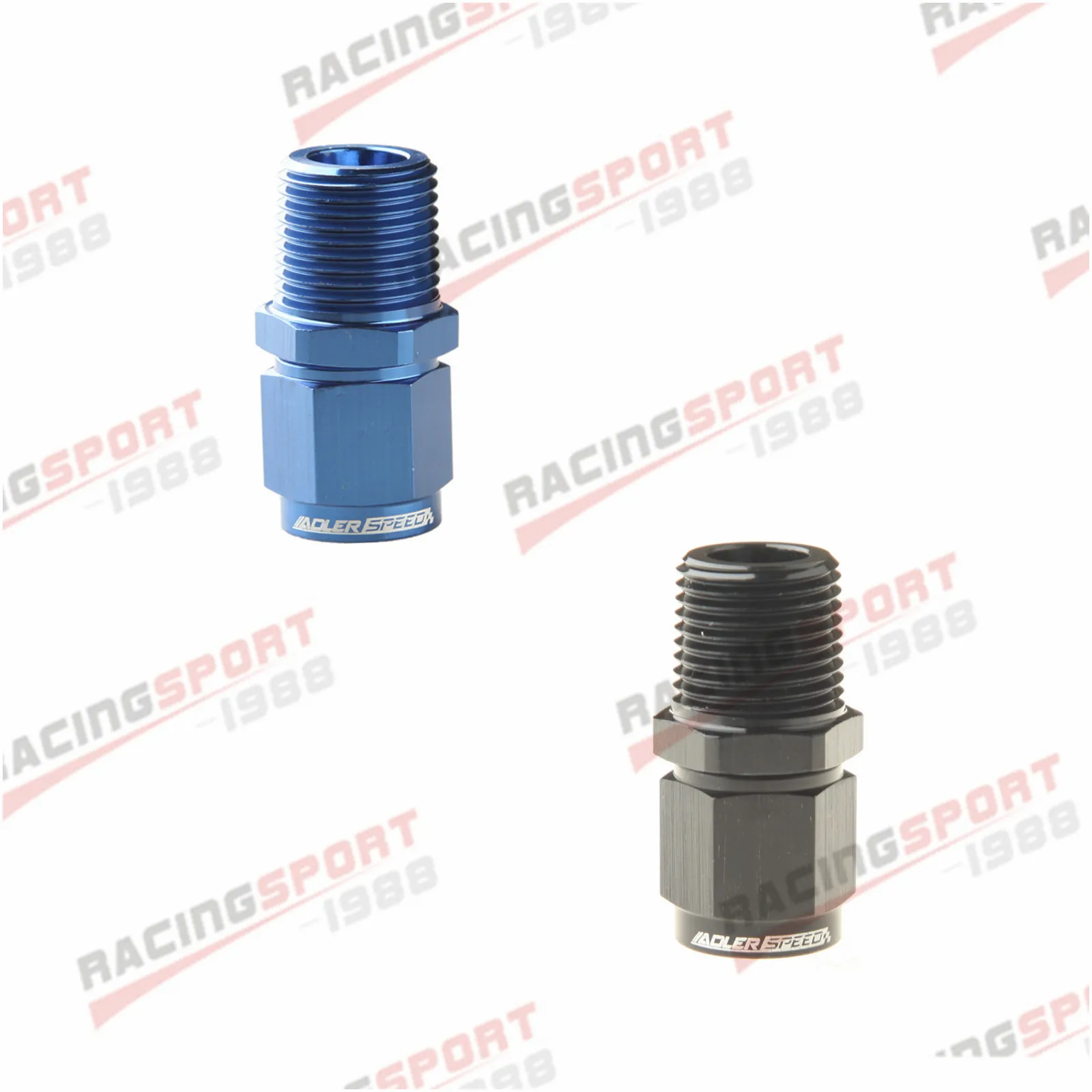 

Straight AN6 Female To 1/8" NPT Male Adapter Aluminum Fitting Blue/BLACK
