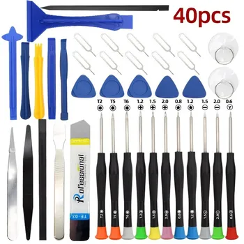 Kit di Riparazione per Telefoni Cellulari 40/42 in 1, Set di Smontaggio e Riparazione per iPhone, Cacciaviti Combinati Multifunzione