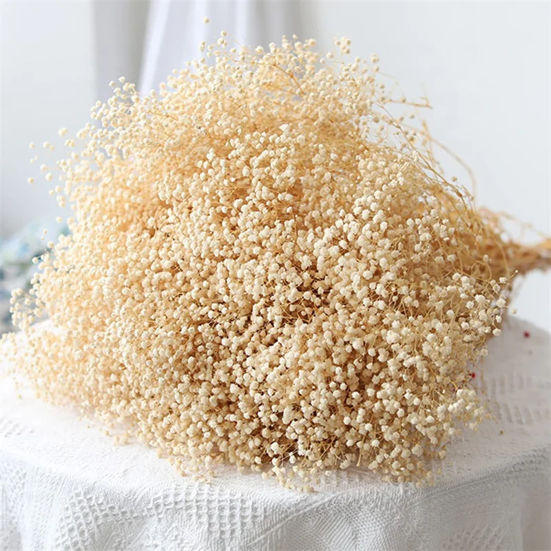 

Baby's Breath Dry Flower Bouquet for Mother Friends Gift,Natural Gypsophila Branches Wedding Home Room Decor,DIY Wreath Floral