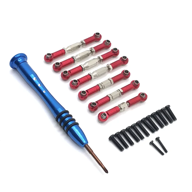 thumbnail image 2 of GLOBACT Adjustable Turnbuckles/Camber Link With Rod Ends Sets/Wrench For RC 1/10 2 of 11