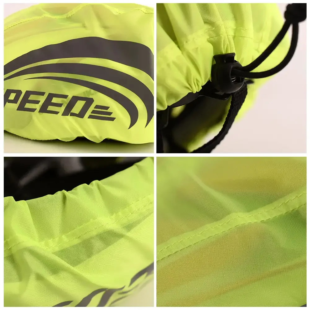 Bicycle Helmet Waterproof Cover with Reflective Strip Cycling Helmet Rain Cover Outdoor MTB Road Oxford Cloth Protection Cover 6