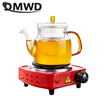 DMWD stufa elettrica Mini piastra riscaldante piastra riscaldante per uso domestico bollitore per tè portatile fornello per caffè fornello elettrico 220V 1