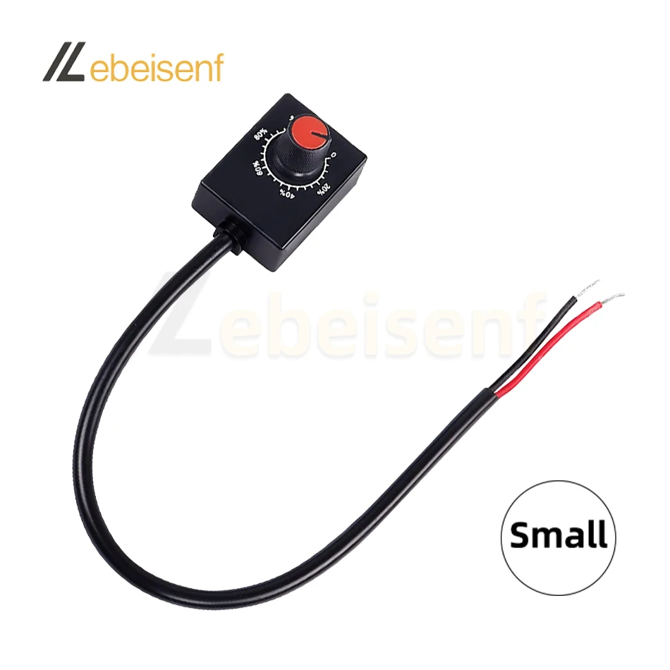 thumbnail image 1 of Mini regulador de intensidad de CC de 0 a 10 V y 1 a 10 V, interruptor de encendido y apagado de 0 a 100 %, potenciómetro electrónico de control para luces LED de cultivo regulables, controlador de po, 1 of 5