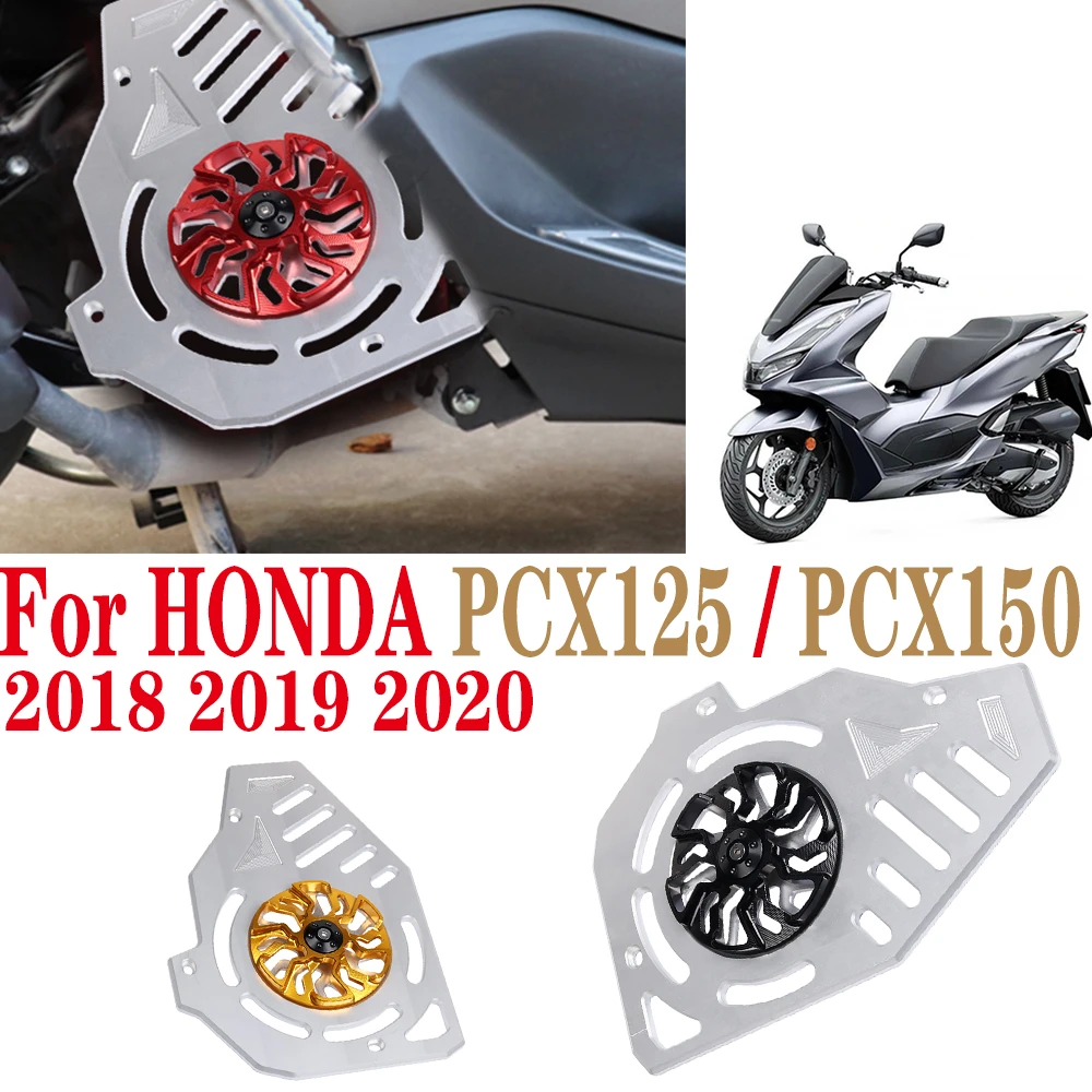 For Honda Pcx 150 125 Pcx150 Pcx125 18 19 Motorcycle Accessories Cooling Fan Protector Radiator Guard Engine Cover Covers Ornamental Mouldings Aliexpress