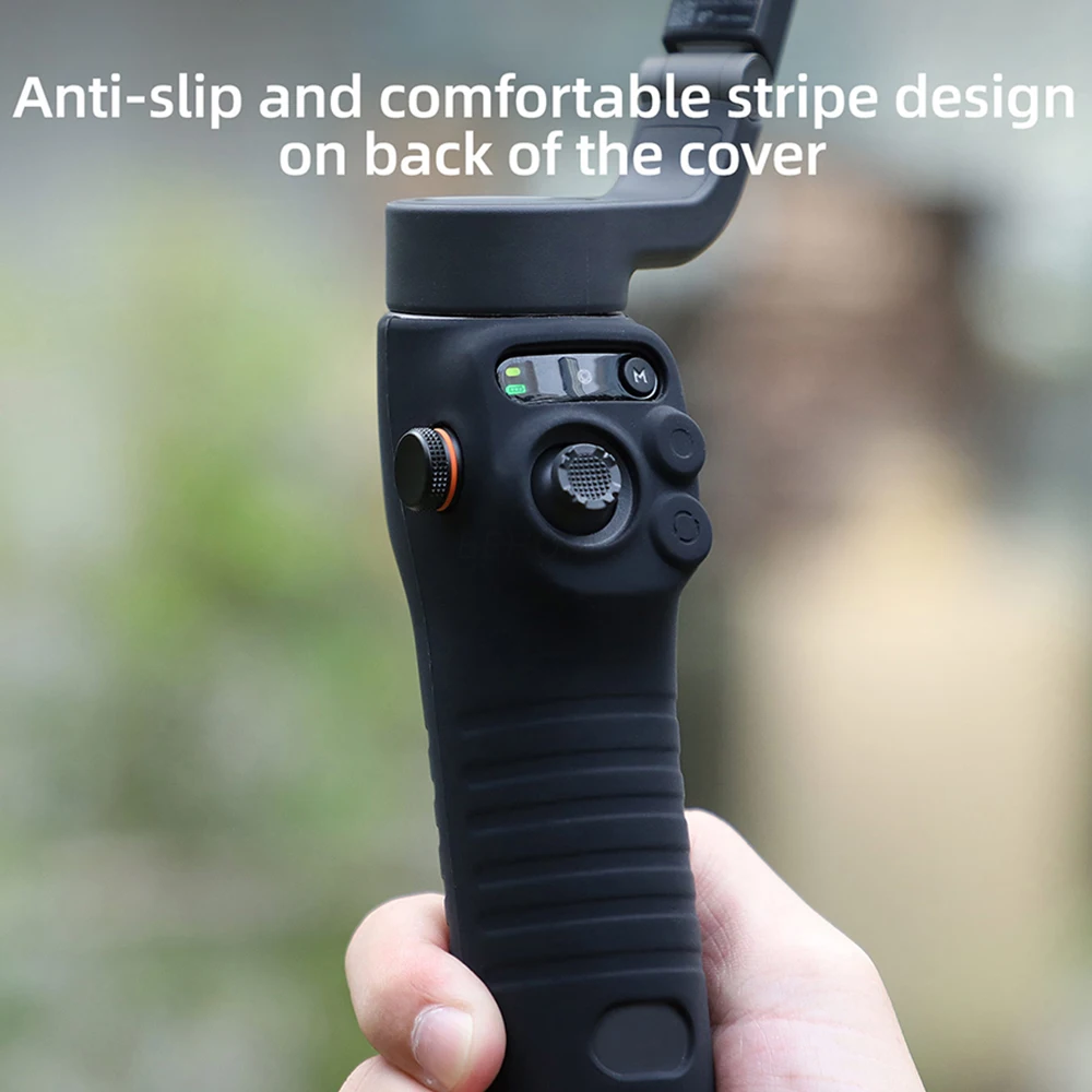 Handheld Gimbal Accessories Protective Case OSMO Mobile 6 Silicone Handle Case Anti-scratch Cover Sleeve Protector Washable DJI OM 6 Accessory