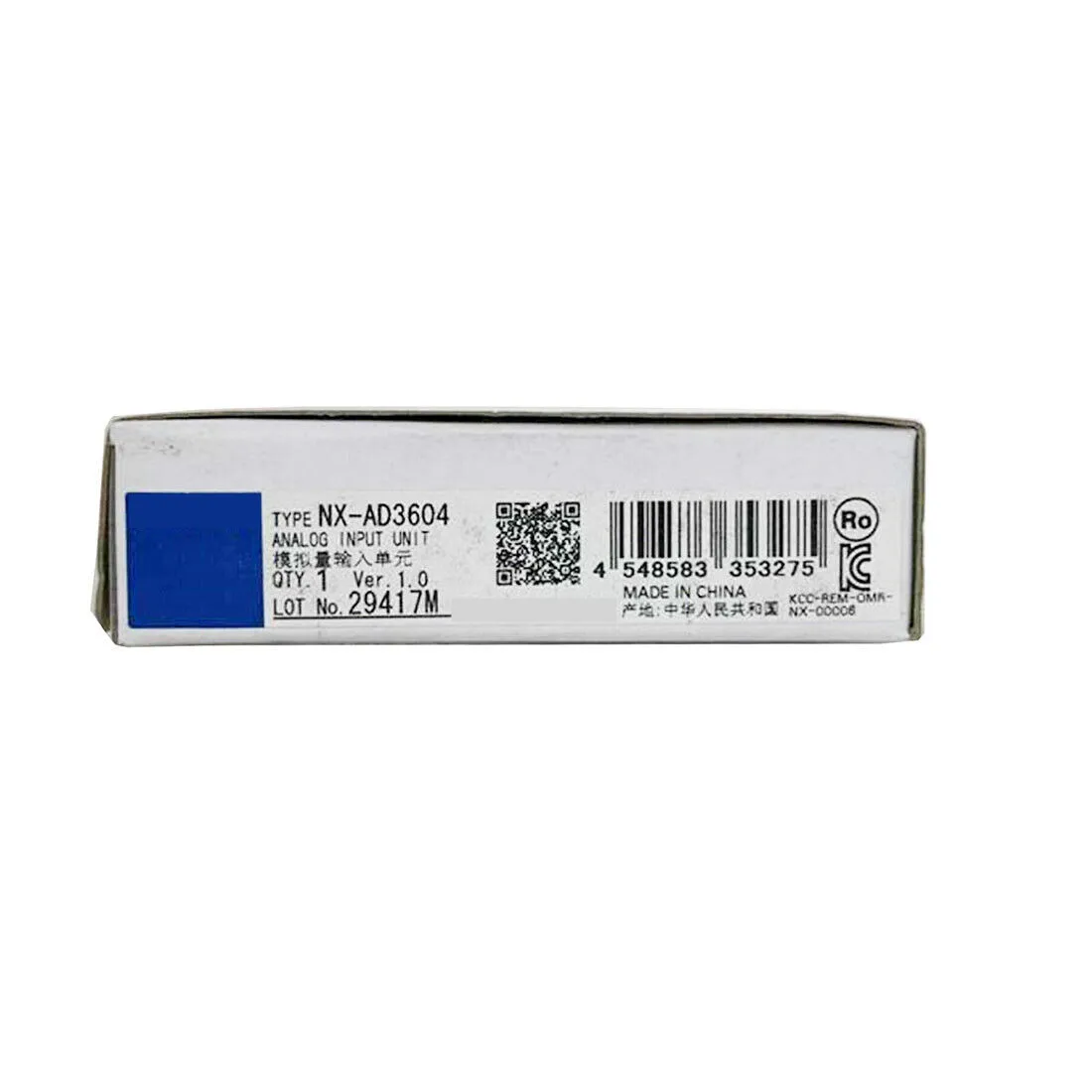 

NX-AD3604 Analog Input Unit NX AD3604 Module