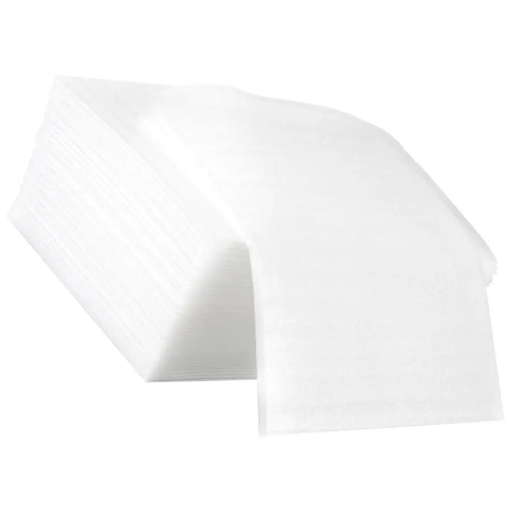 100 Pcs Shockproof Bag Cushion Wrap for Glasses Packaging Bags Material Plates Packing Foam Film