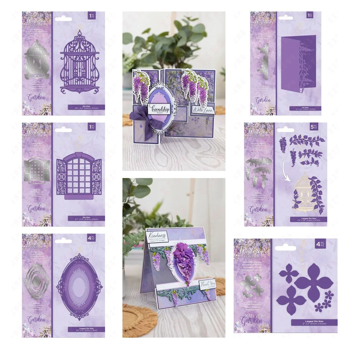 Fustelle Per Il Taglio Dei Metalli Scrapbook Decorazione Modello Di Goffratura 2023 Fai Da Te Artigianale Gabbia Per Uccelli Trailing Wisteria Finestr