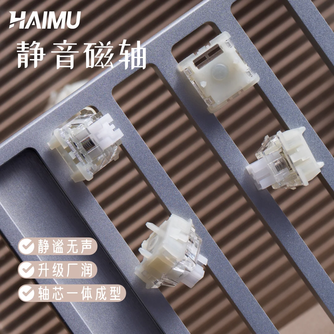 Enhanced Silent Magnetic Switch RGB Mechanical Keyboard with Factory-Lubed Super Smooth Pom Axis