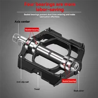 RTSHE-pédales de vélo de montagne 4 roulements accessoires de vélo de route accessoires de pédales de VTT 5