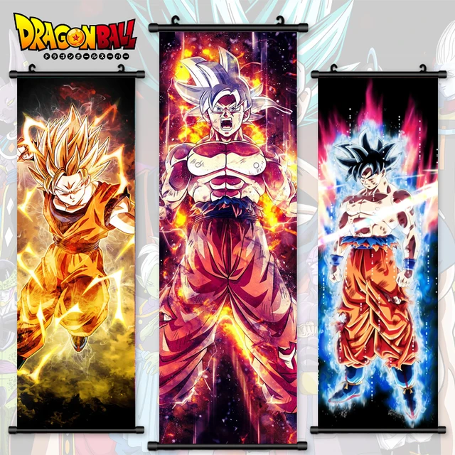 Majin Buu & Goku Dragon Ball Anime Cloth Wall Scroll Room Décor Easy-Hang  Poster
