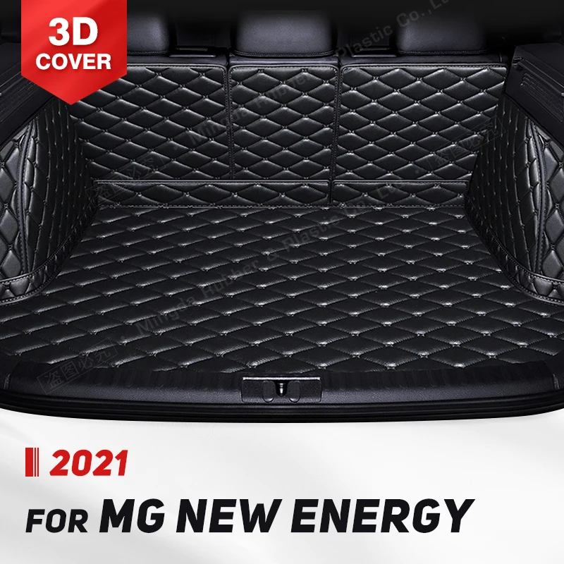 

Auto Full Coverage Trunk Mat For MG New Energy 2021 Leather Car Boot Cover Pad Cargo Liner Interior Protector Accessories