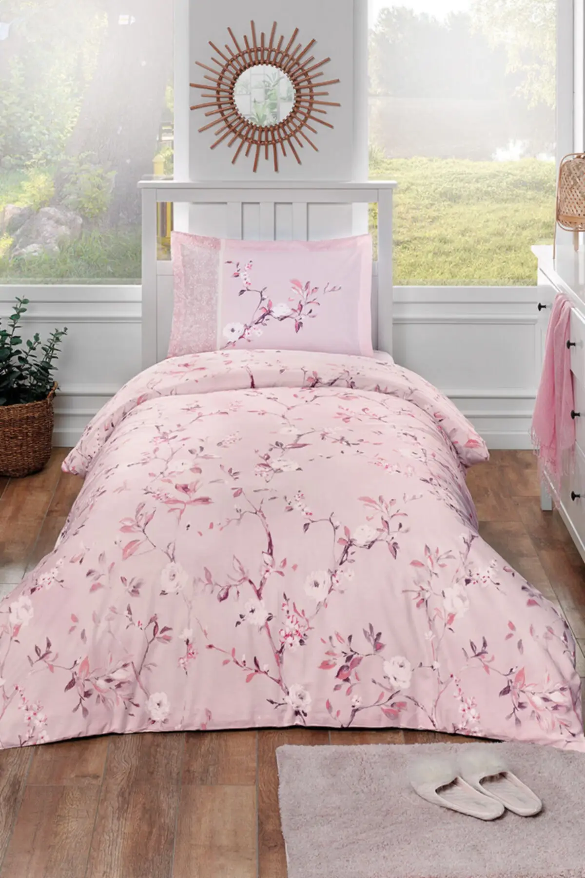

Single Pike Set Ivy Rose Pink Cotton 160x230 Tierless Pike & Pike Bedroom Textile Home & Furniture