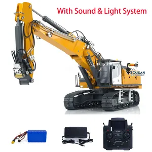 CUT K970 301 RC Hydraulic Excavator RTR 1/14 PL18EV Lite Remote Control Earth Digger Model Truck Heavy Machine Light Sound Set